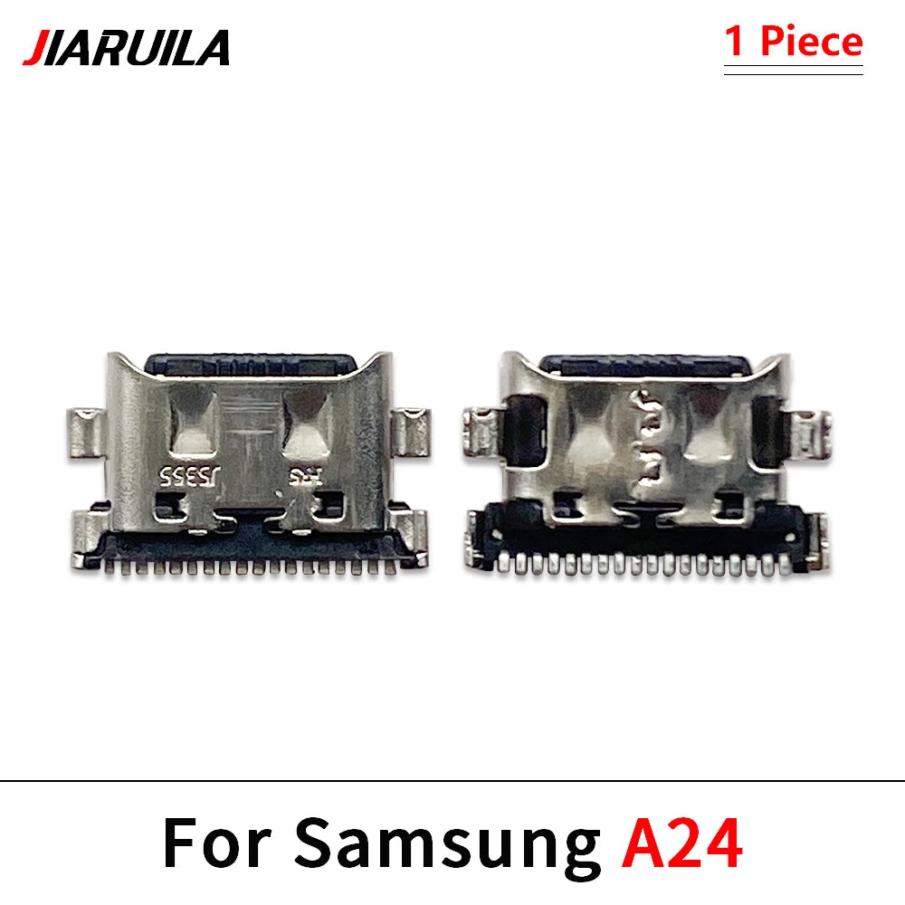 10Pcs, Micro USB socket connector charger Charging Port For Samsung A14 A04 A04s A04E A24 A34 A54 A05 A05s A13 A23 A33 A53 4G 5G Samsung phone repair parts