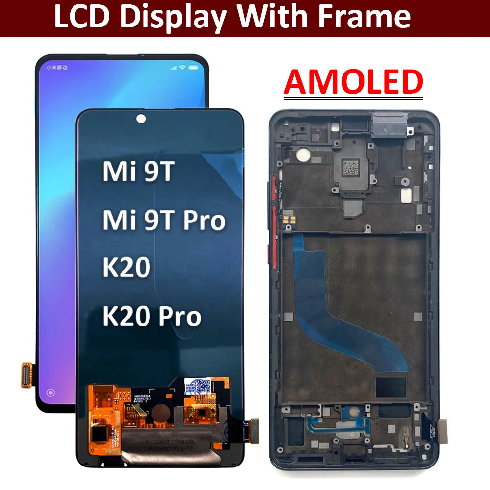Screen For Xiaomi Mi 9T Pro / Mi 9T LCD Display Digital Touch Screen For Xiaomi Redmi K20 Pro / K20 Replacement Parts Xiaomi  Xiao mi phone repair parts