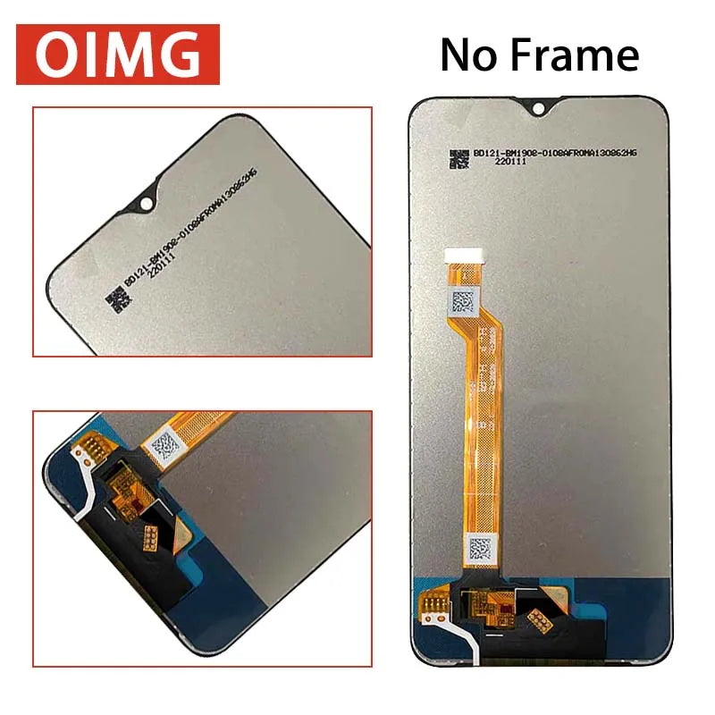 6.3''High Quality For OPPO F9 CPH1823 CPH1881 CPH1825 LCD Screen Touch Digitizer With Frame Assembly For OPPO F9 Pro LCD Screen Oppo phone repair parts Realme phone repair parts