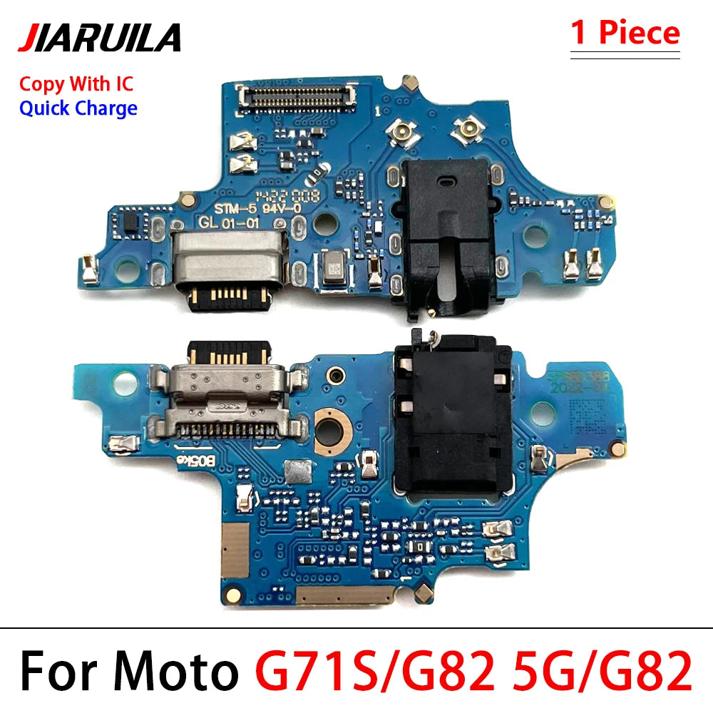 10Pcs USB Charger Charging Dock Port Connector Flex Cable For Moto G10 G100 Power G20 G30 G31 G41 G60 G60s G22 G71 G50 G51 5G Motorola phone repair parts
