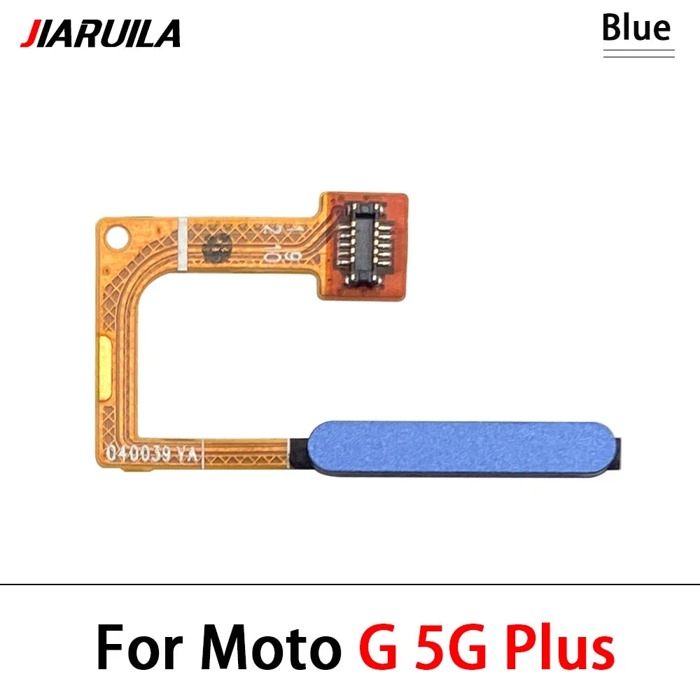 10Pcs, New For Motorola Moto G 5G Plus G Power 2021 Home Button FingerPrint Touch ID Sensor Flex Cable Replacement Parts Motorola phone repair parts