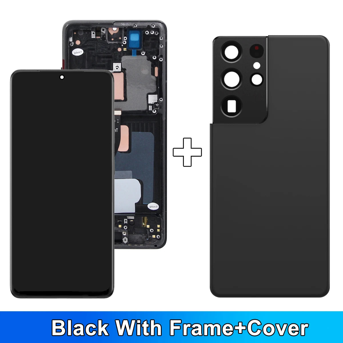 AMOLED with Frame S21 Ultra Screen for Samsung Galaxy S21 Ultra 5G G998B G998B/DS Lcd Display Touch Screen Digitizer Assembly ﻿ Samsung phone repair parts