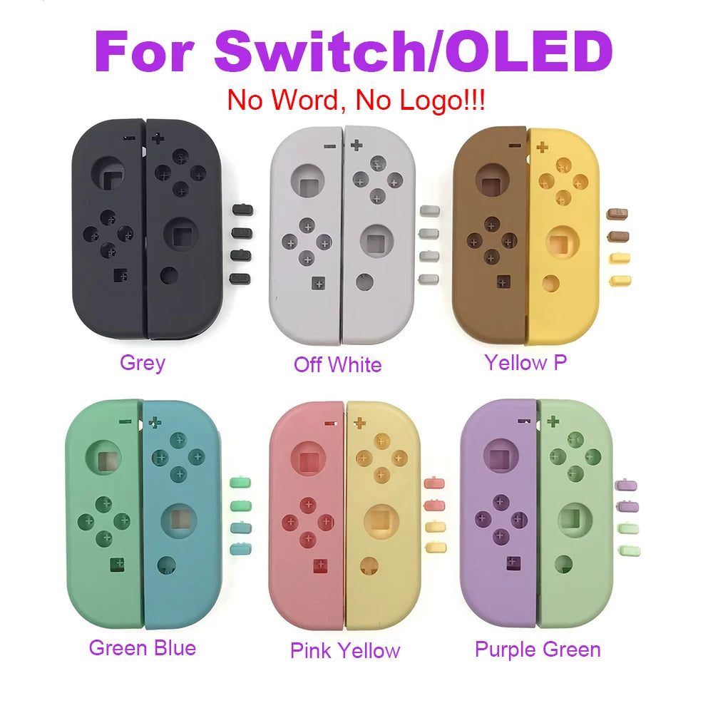 1-5sets For Nitendo Switch NS OLED Joy Con Controller Housing Shell Cover With SL SR Button Game console repair parts