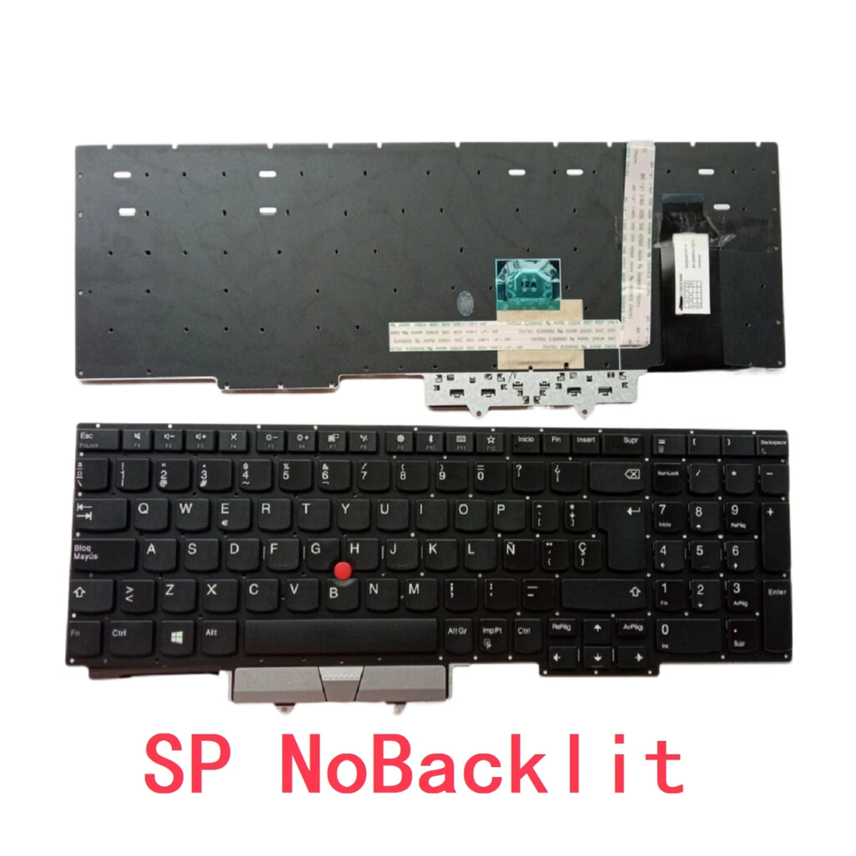 New US Russian Spanish Latin Arab Portuguese Laptop Backlit Keyboard For Lenovo Thinkpad E15 Gen1 Notebook PC Replacement Lenovo laptop repair parts