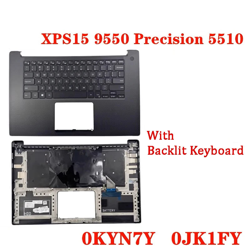 NEW ORIGINAL Laptop Top Case Cover for Dell XPS15 9550 9560 Precision 5510 5520 0KYN7Y 0JK1FY 0Y2F9N Dell laptop repair parts
