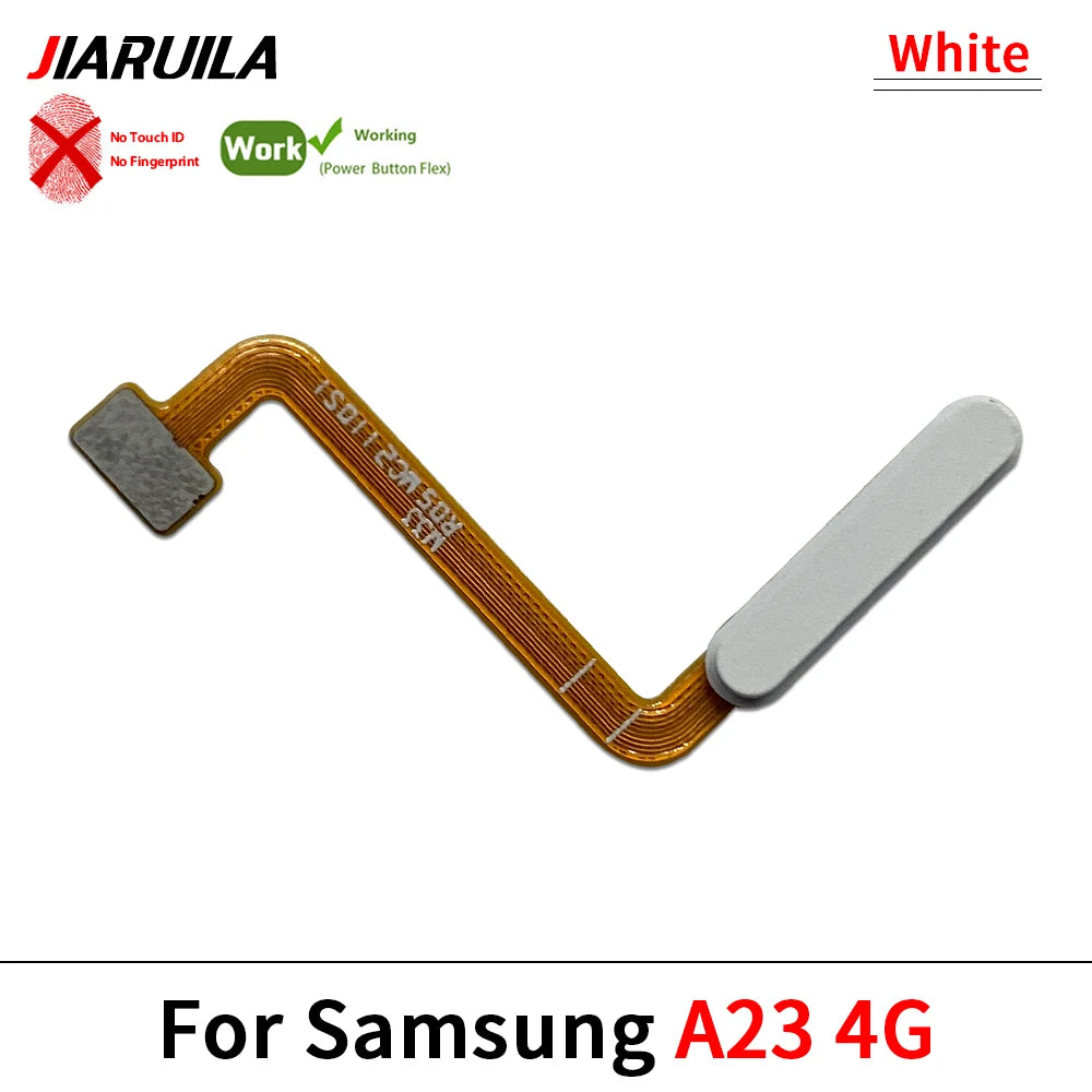 New For Samsung A15 A23 A03s 4G 5G Fingerprint Sensor Home Return Key Menu Button Flex Ribbon Cable Samsung phone repair parts