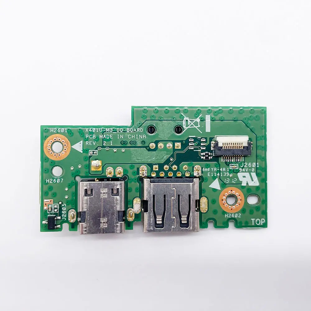 OEM For ASUS X401 X401A X401U X501 X501A X501U X301 X301A X301U Laptop USB DC Power Jack DC-IN Charging board  ASUS laptop repair parts