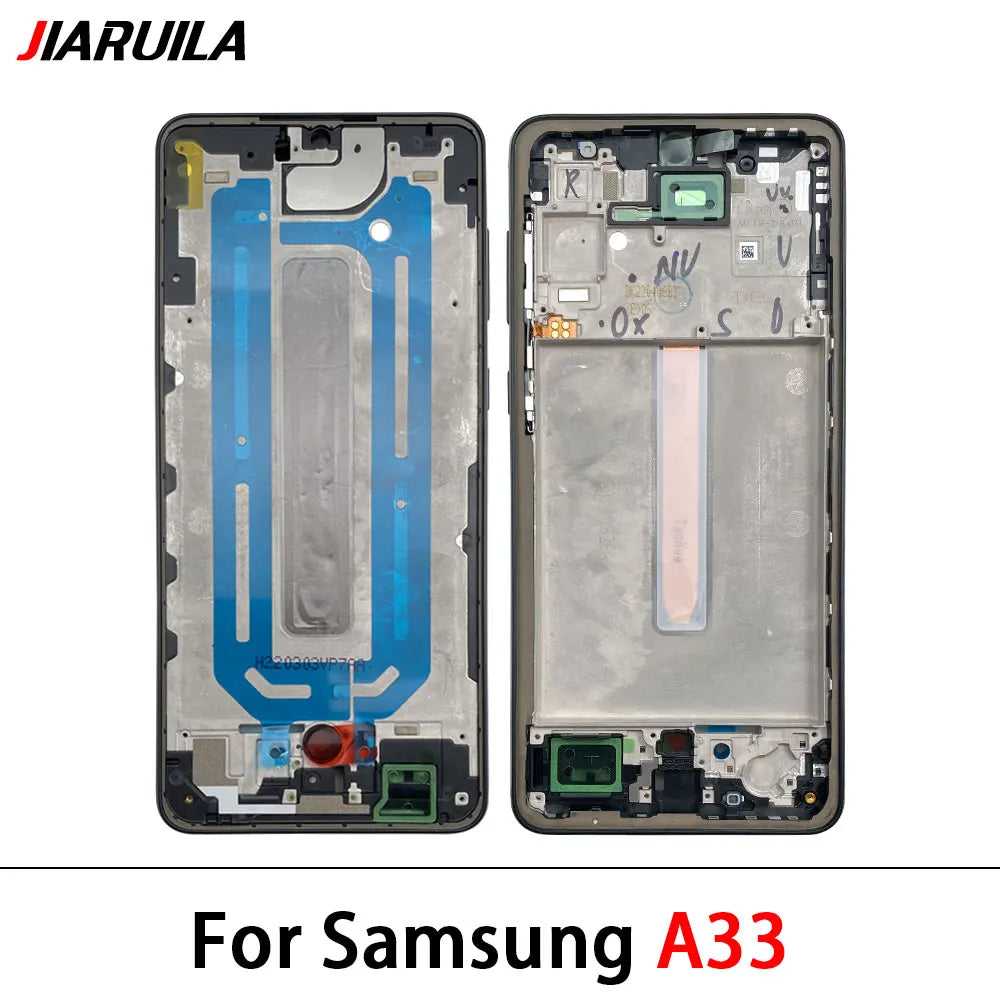10Pcs, Middle Frame For Samsung A13 A14 A23 A24 A34 A54 A33 A73 4G 5G Front Frame Housing Bezel Repair Parts Samsung phone repair parts