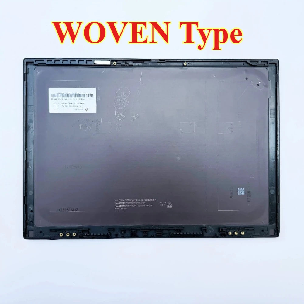 LCD Rear Top Lid Back Cover Case housing For Thinkpad X1 Extreme Gen4 5 6  A cover shell WOVEN