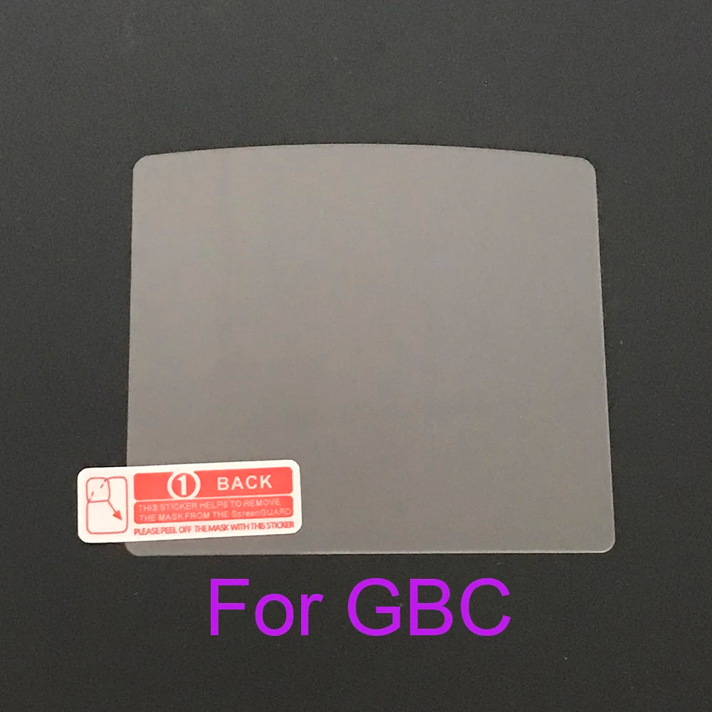 1-5PCS For LCD Screen Glass Protector Protective Film For GBA SP GBC GB GBP For Gameboy Advance Game Console Game console repair parts