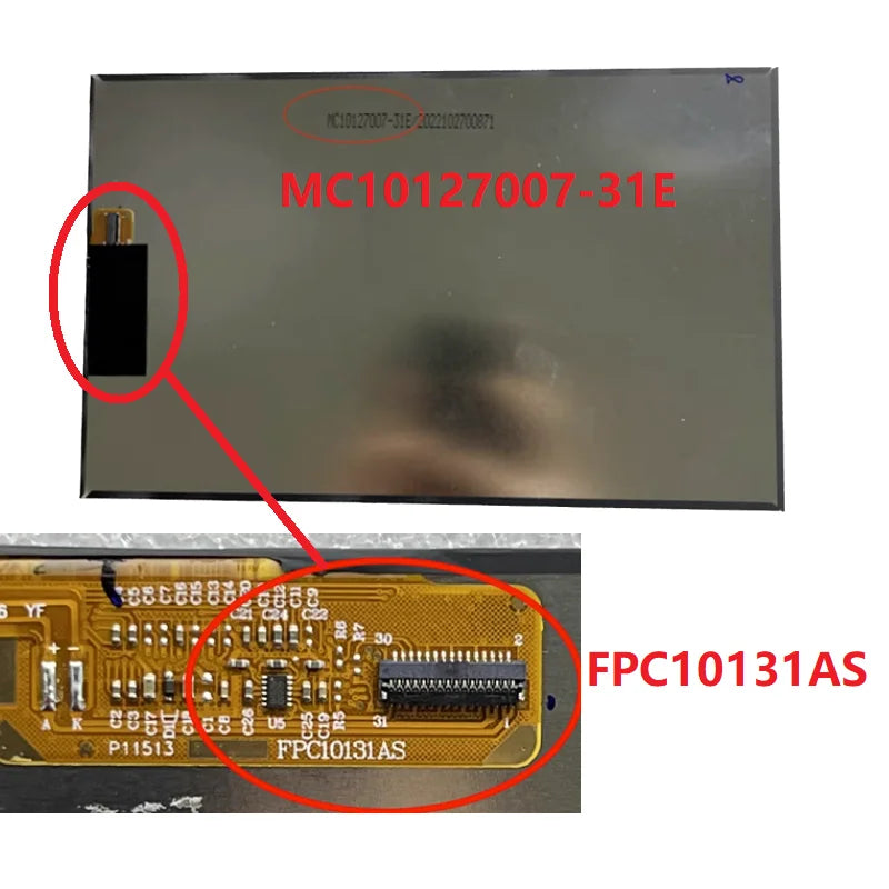 10.1 inch 31 Pin FPC10131AQ DC10127006-31/ FPC10131AR MC10127007-31A/ FPC10131AS MC10127007-31E LCD Matrix For Tablet Display Other Brand tablet repair parts