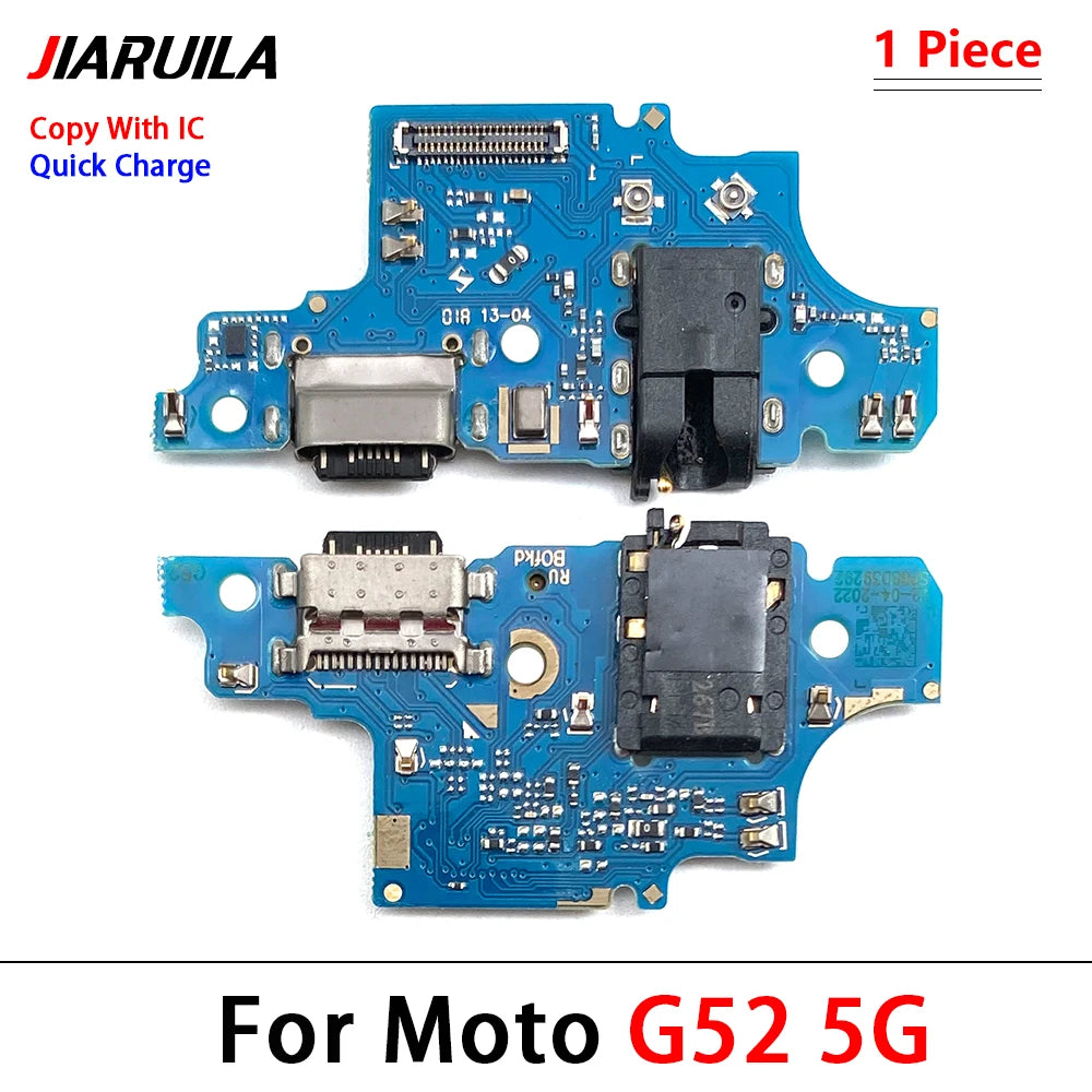 For Motorola Moto E13 E22 E20 E30 E32 G13 G22 G23 G32 G52 G53 G82 G72 USB Charging Port Dock Charger Connector Board Flex Cable Motorola phone repair parts