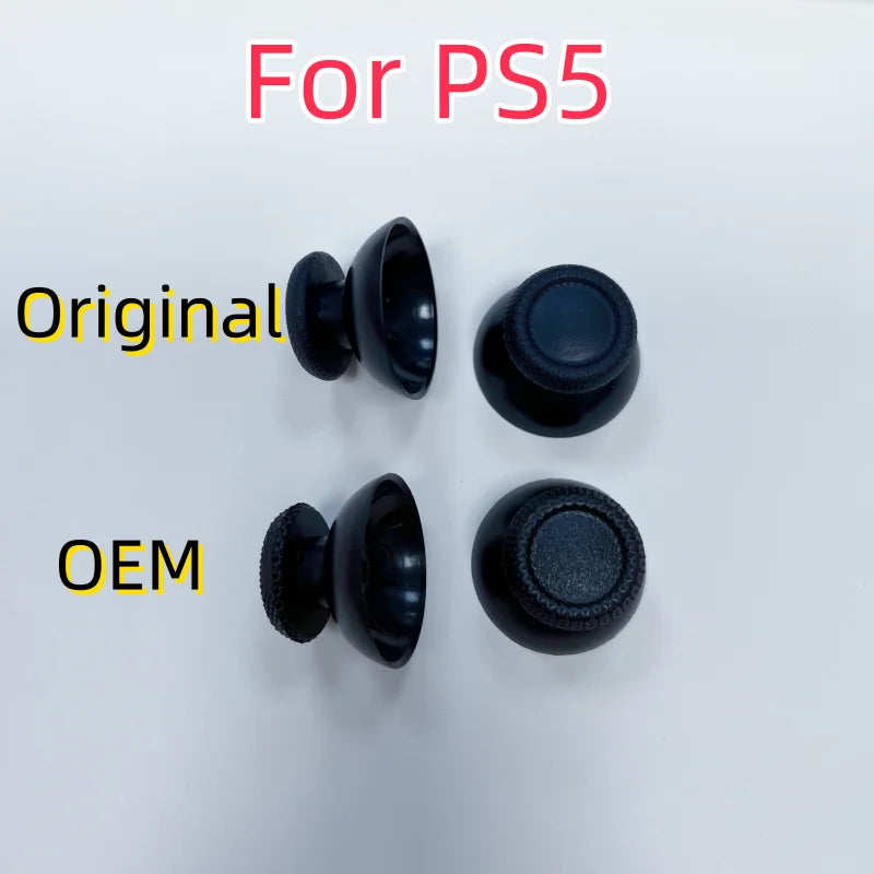 10pcs/lot Original New for Ps5 Gamepad Controller 3D Analog Button Thumb Stick Joystick Thumbstick Mushroom Cap Game console repair parts
