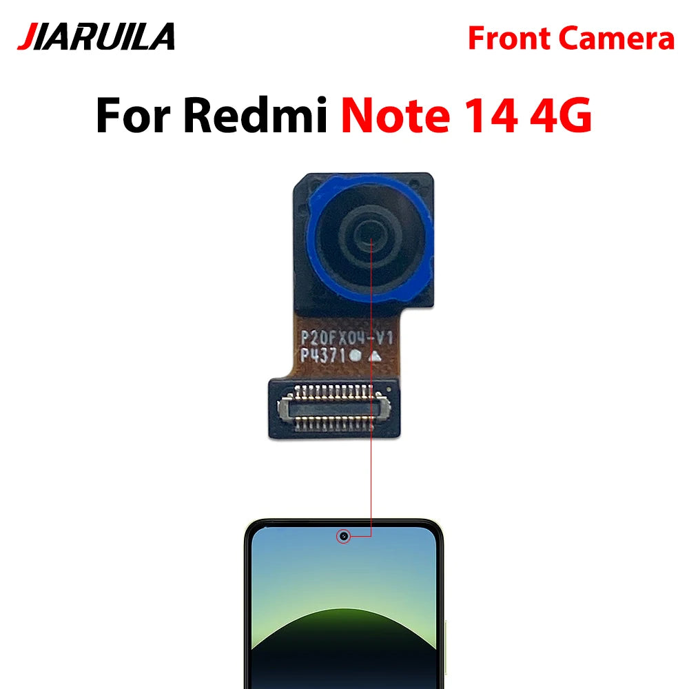 Back Rear Camera Big Main Camera Front Camera Flex Cable For Xiaomi Redmi Note 14 Pro 4G 5G  Xiaomi  Xiao mi phone repair parts