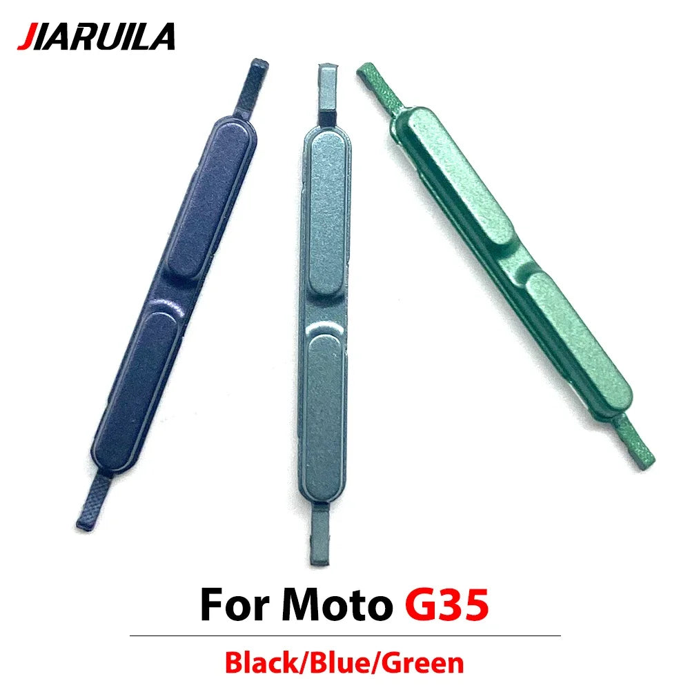 10Pcs,Power Switch On Off Button Volume Key Button Flex Cable For Motorola Moto G05 G15 G35 G45 G55 G85 Motorola phone repair parts