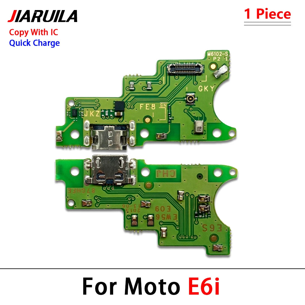 10Pcs, USB Charger Charging Dock Port Connector Flex Cable For Moto E6i E7i E22i E32 G24 Power G04 G14 G54 G64 G84 G42 G62 5G Motorola phone repair parts