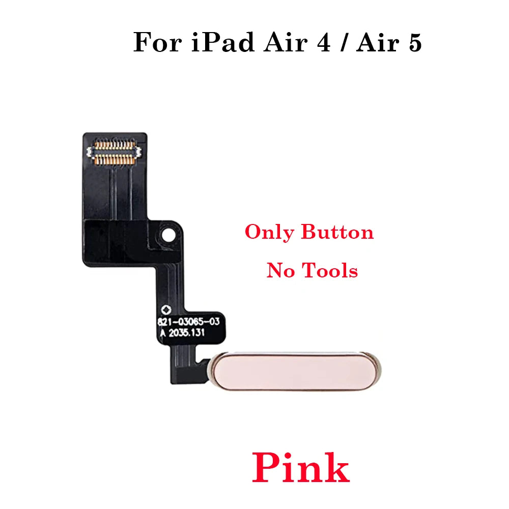 New Power Switch On Off  Button Key Flex Cable For iPad Air 4 Air 5 4G Wifi 10.9 inch A2316 A2324 A2325 No Fingerprint Funciton iPad tablet repair parts