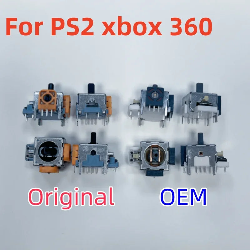 50pcs/lot OEM or Original New for Xbox360 Game Controller 3D Analog Joystick Rocker Thumb Stick Button for Xbox 360 Replacement  Game console repair parts