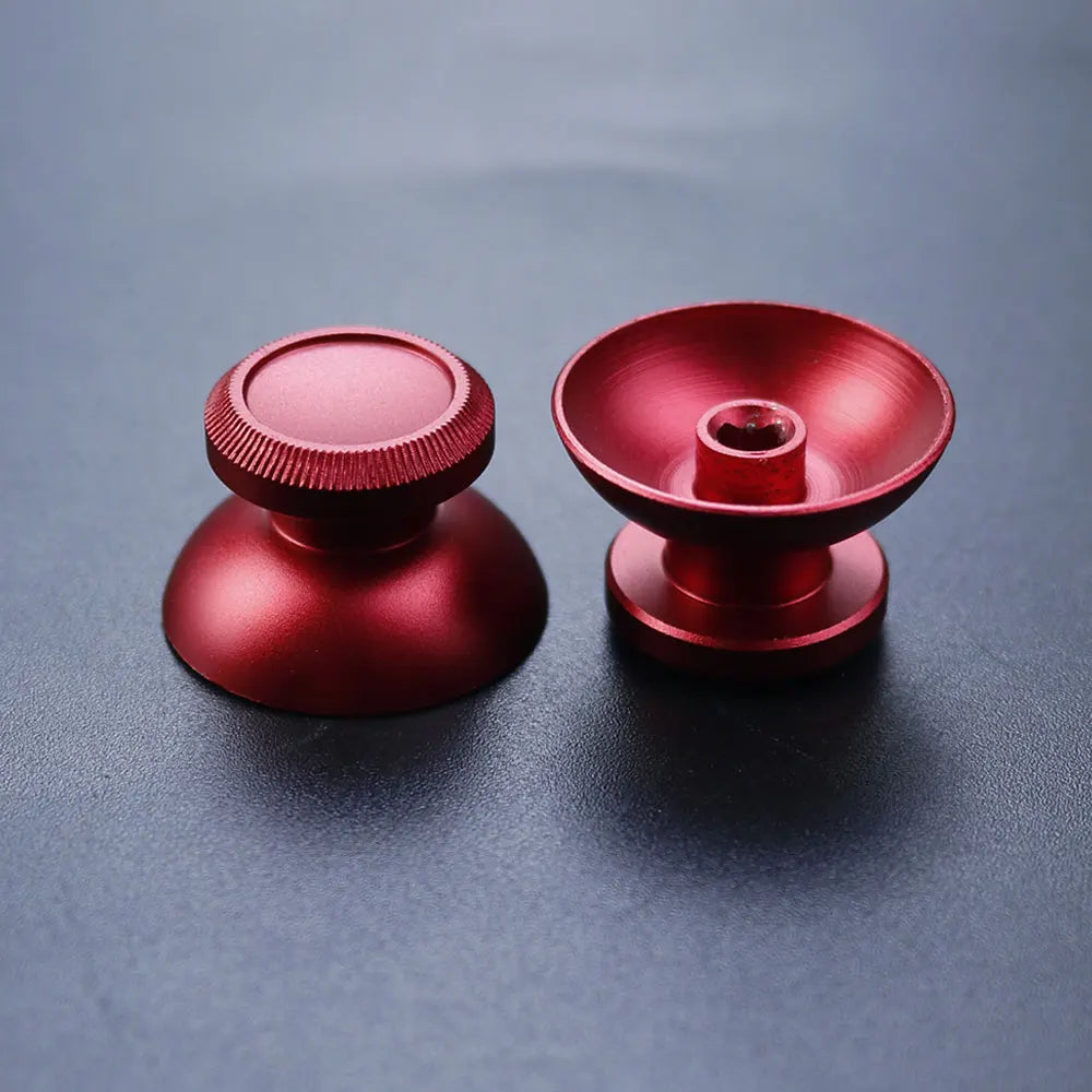 1Pair Aluminum Metal 3D Analog Joystick Thumb Stick Grip Cap Rocker Button For PS4 Pro Slim Xbox One Slim Series X S Controller Game console repair parts