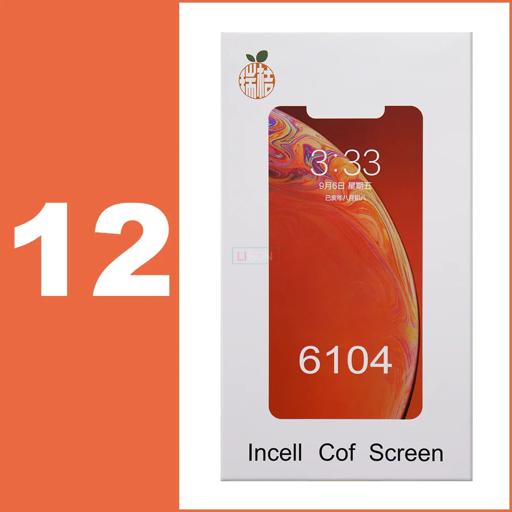 AAA+++RJ Incell Screen for IPhone XR XS Max 11 Pro 12 13 14 Display Replacement Assembly Digitizer Touch Pantalla Perfect Repair Professional Repair Tools