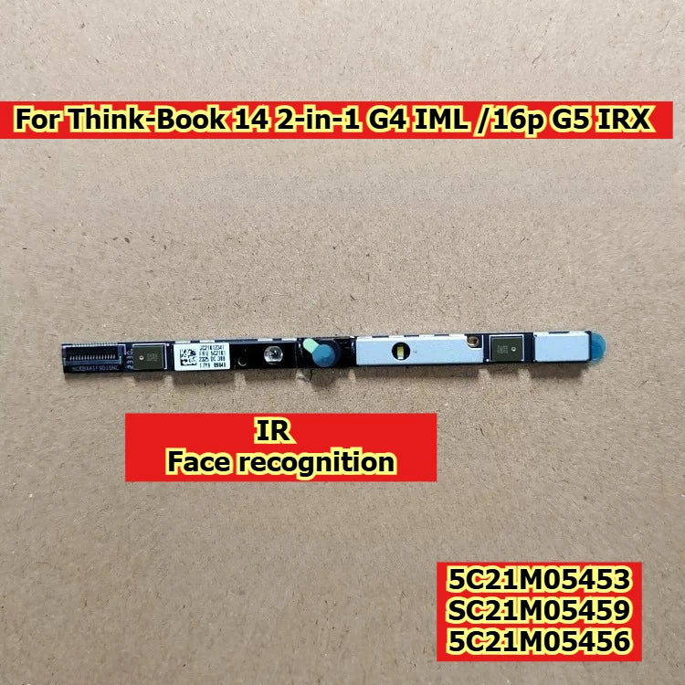 Camera for ThinkBook 14 2-in-1 G4 IML 16p G5 IRX 5C21M05453 SC21M05459 5C21M05456 IR Face recognition camera lens