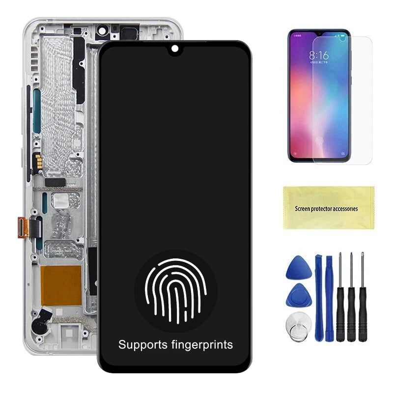Screen for Xiaomi Mi CC9 Pro Lcd Display Touch Screen Digitizer Assembly with Frame for Xiaomi Mi Note 10 Pro / Note 10 Xiaomi phone repair parts