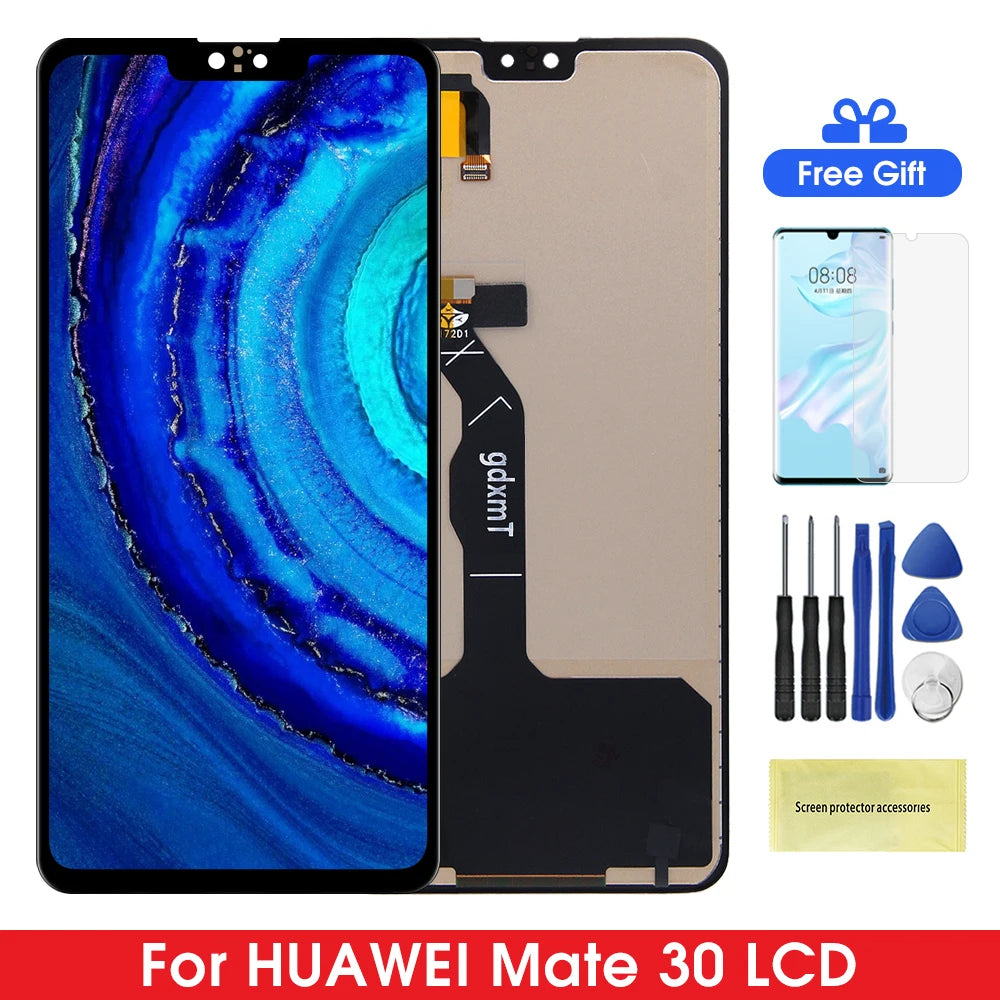 For Huawei Mate 30 TAS-L09 TAS-TL00 LCD Display Touch Screen Digitizer Assembly For Huawei Mate 30 Replacement Parts 100% Tested HUAWEI phone repair parts