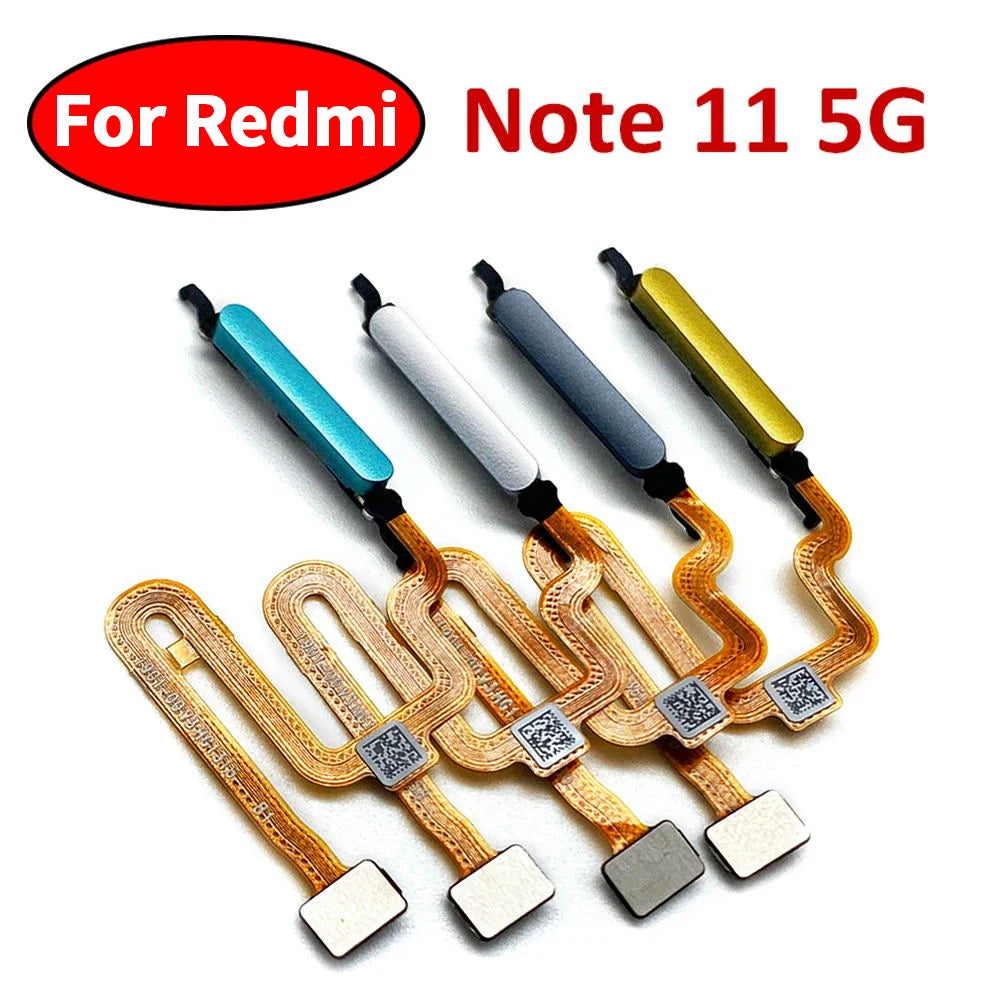 New Home Button FingerPrint Touch ID Sensor Flex Cable For Xiaomi Poco M4 Pro 4G 5G / Redmi Note 11 11s Pro Plus 4G 5G  Xiaomi  Xiao mi phone repair parts