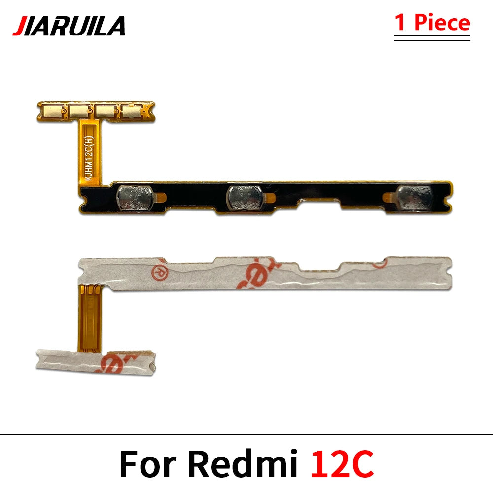 New For Xiaomi Redmi 9 10 9A 8 8A 10A 10C 12C 9C 9T 12 13 13C 14C 15 15C Power Volume Button Key Flex Cable Repair Parts  Xiaomi  Xiao mi phone repair parts