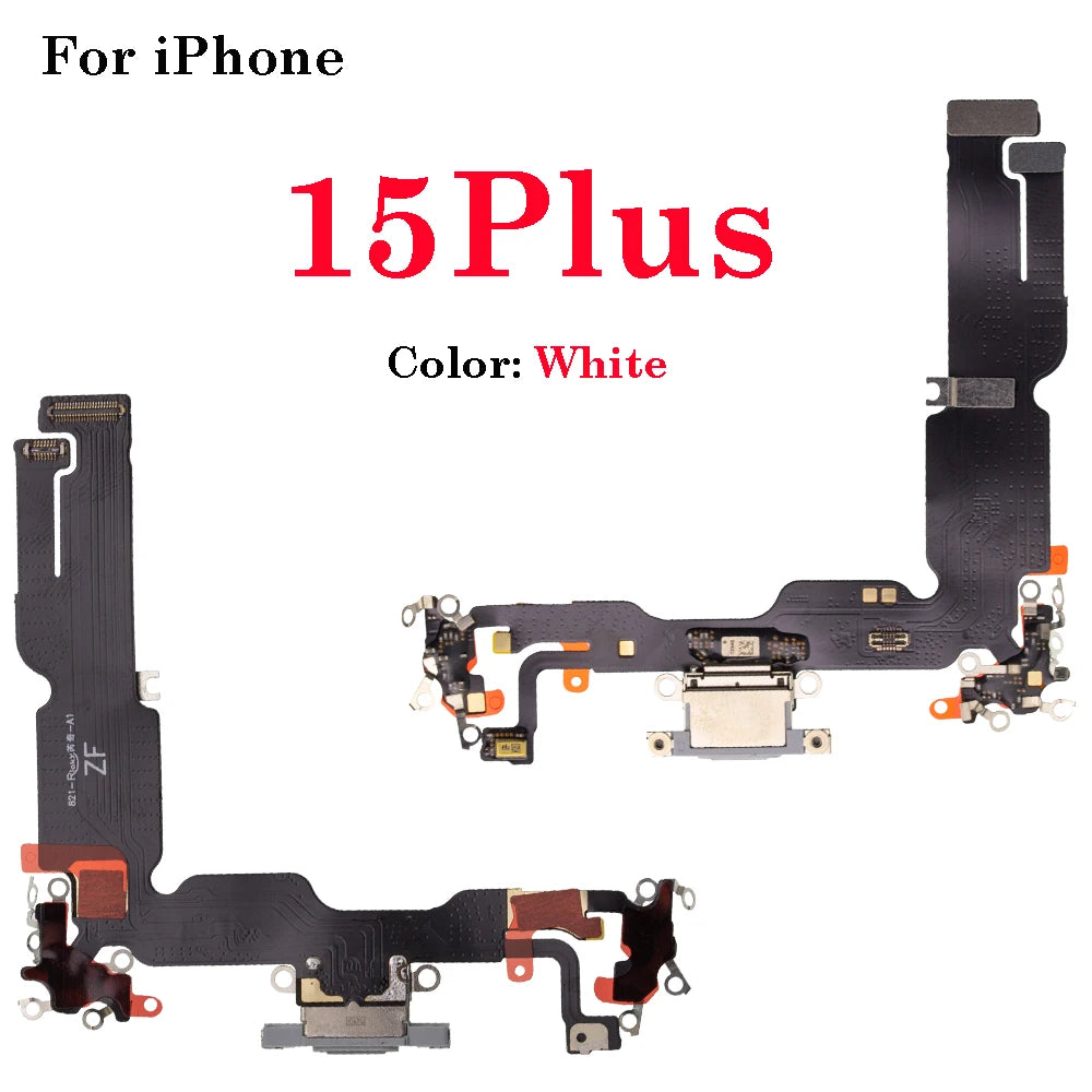 1Pcs New Brand For iPhone 16 15 Plus16 15 Pro Max Dock Charging Port Flex Cable USB Charger Connector Replacement Part iPad tablet repair parts