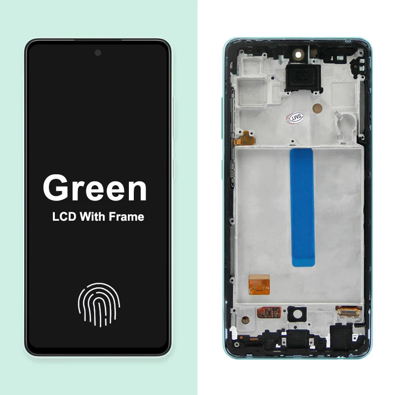 A52S 5G Display Screen Replacement, for Samsung Galaxy A52s 5G A528 A528B A528B/DS Lcd Display Digital Touch Screen with Frame Samsung phone repair parts