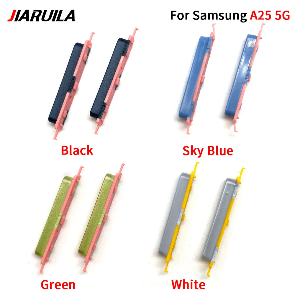 New For Samsung A05 A05s A15 A25 A35 A55 Power Button + Volume Side Button Key Replacement Parts Samsung phone repair parts