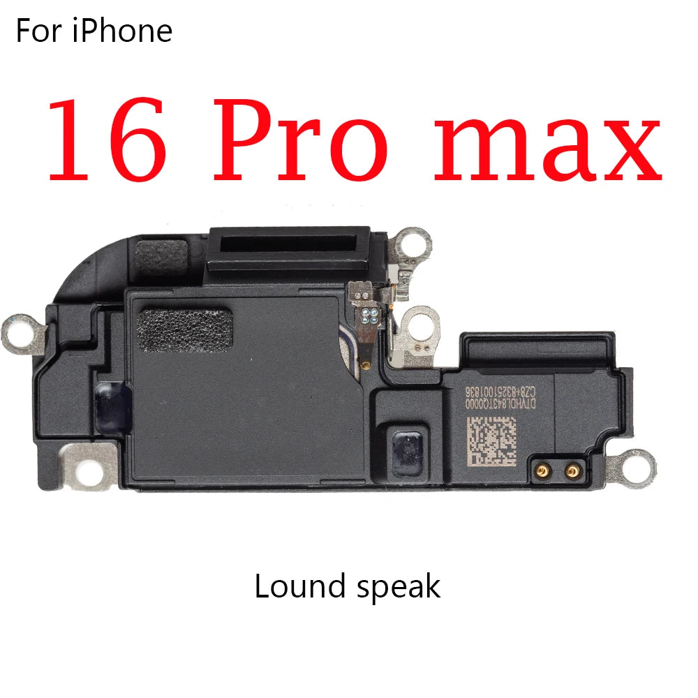 Front Earpiece Flex Cable for iPhone 15  Plus 16 Pro Max Ear Lound Buzzer Sound Speaker Headset fix  Parts iPhone phone repair parts