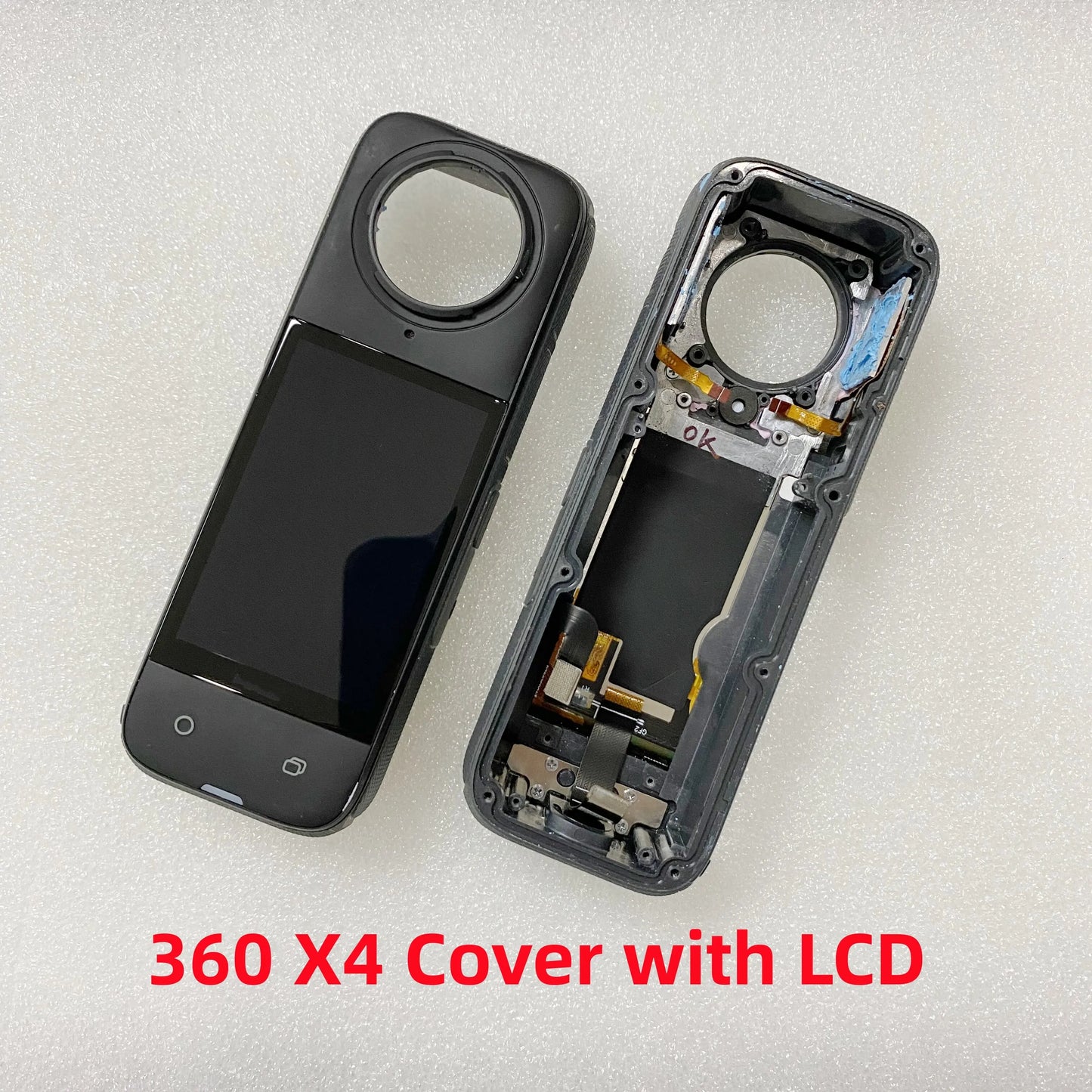 1pcs Original for Insta360 X4 Middle Cover Shell Frame With LCD X4 Front Cover Camera Repair Parts Digital Camera repair parts