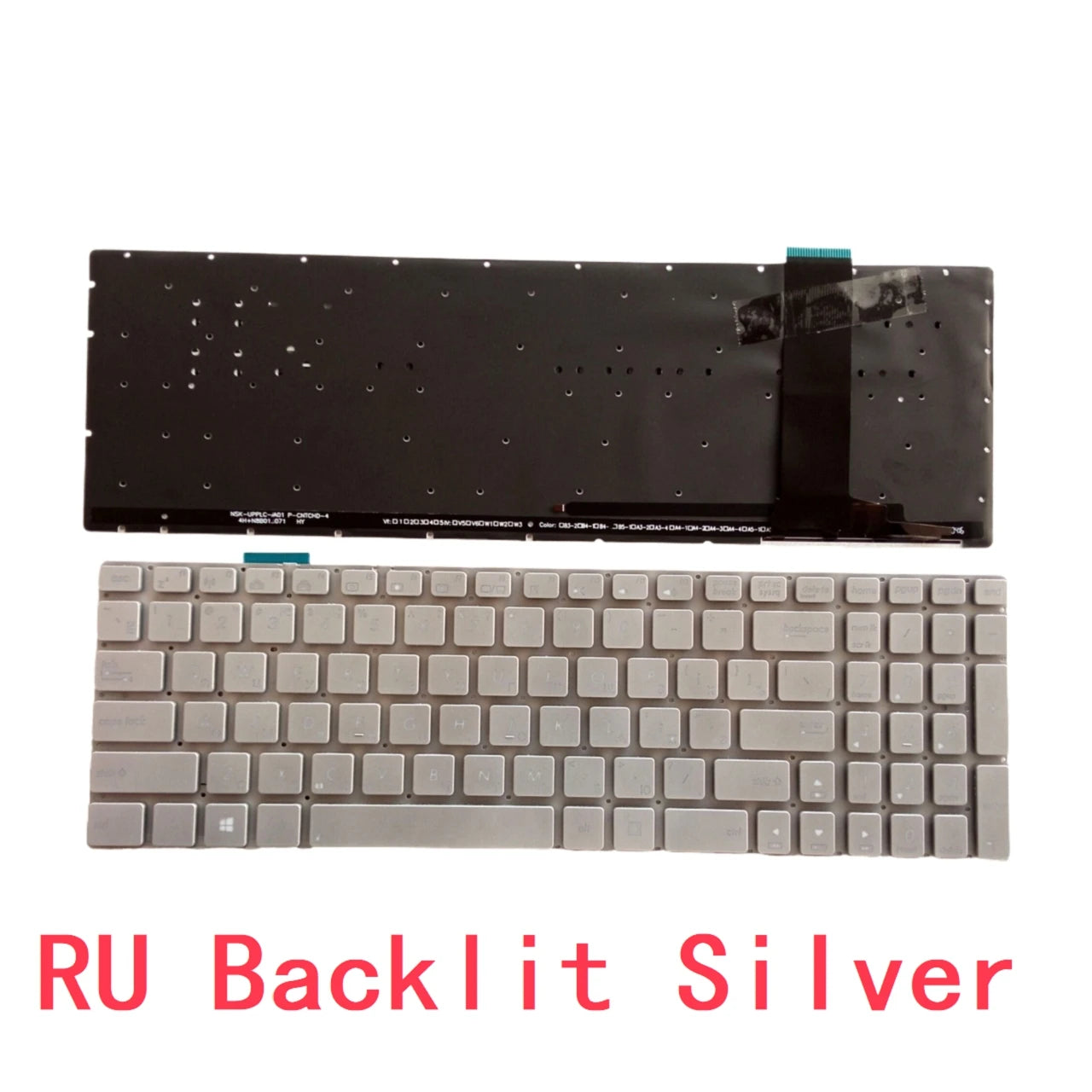 New US Russian Laptop Backlit Keyboard For ASUS N550 N550J N550JA N550JK N550JV N56 N56DP N56DY N56VB N56VJ N56VM N56VZ N56X ASUS laptop repair parts