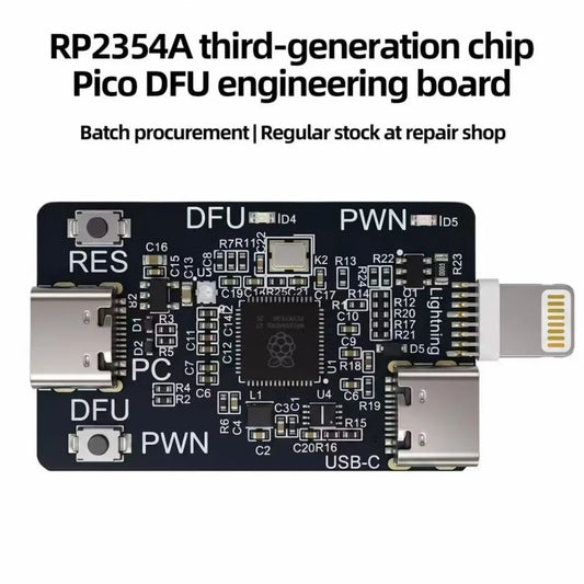 RP2354A Third-Generation Chip PICO DFU Engineering Board for iPhone Entering DFU / PWN Mode Professional Repair Tools