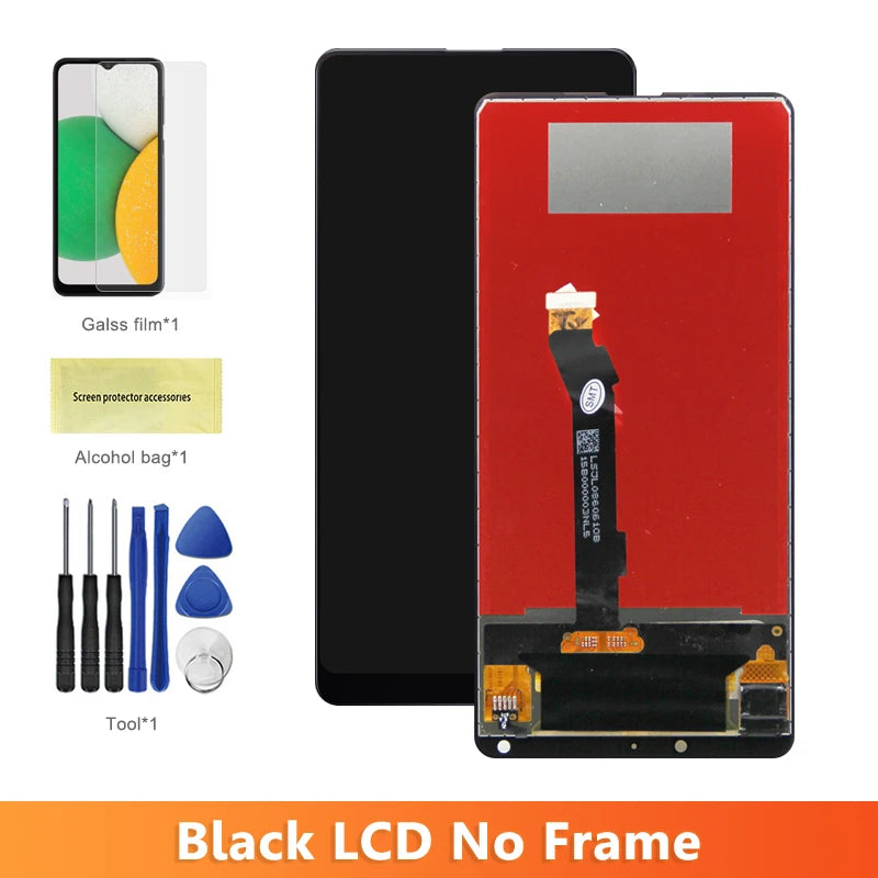 5.99" Mix 2S Display Screen Replacement, for Xiaomi Mi Mix 2S M1803D5XA Lcd Display Digital Touch Screen with Frame Replacement Xiaomi phone repair parts