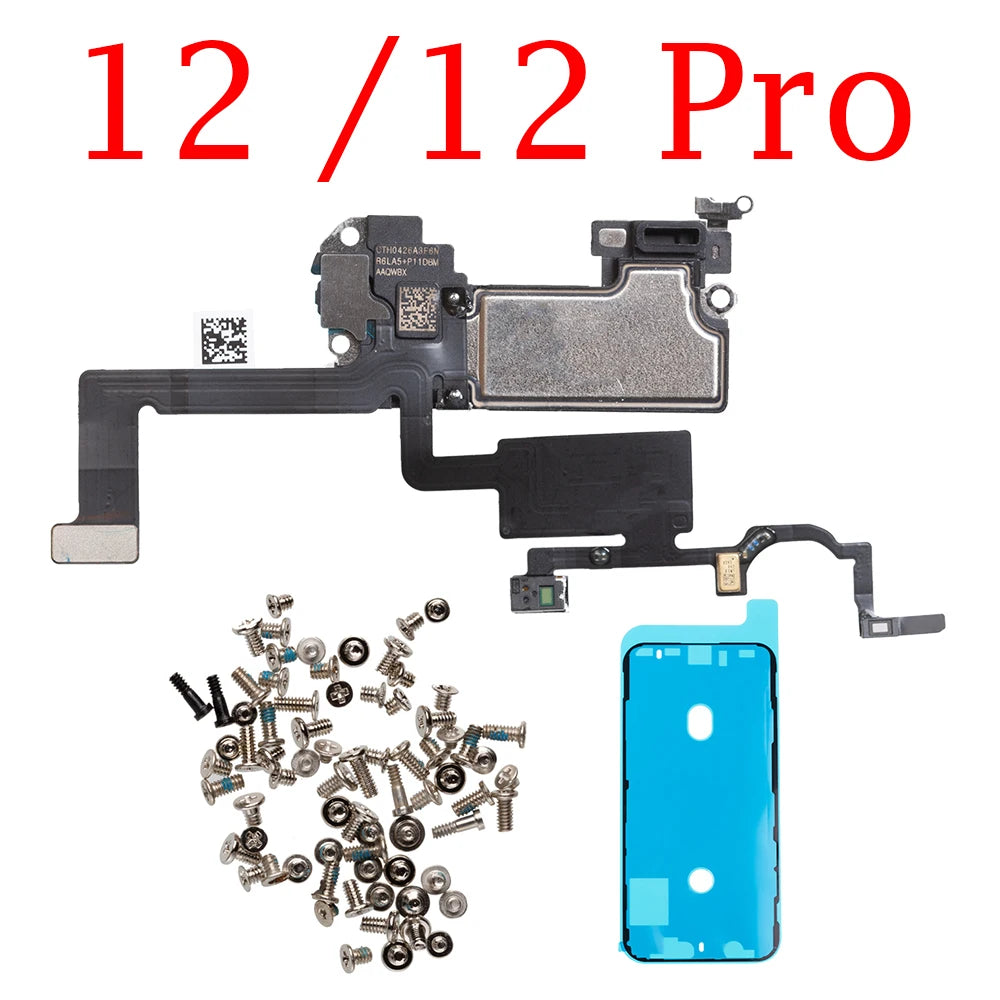Speaker For iPhone X Xs 11 12 Pro Max XR Proximity Sensor Sound Earpiece Speaker Flex Cable Phone Parts iPhone phone repair parts