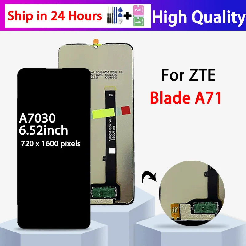 A7030 Premium Lcd For ZTE Blade A71 Display Touch Screen Digitizer Panel Assembly For ZTE A71 Lcd Screen Repair Parts ZTE phone repair parts