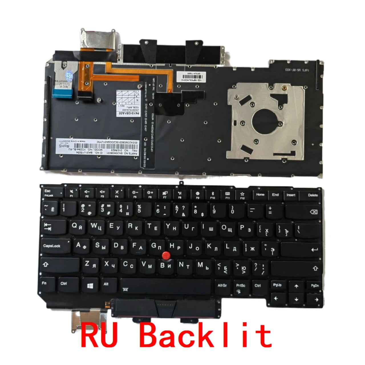 New US Russian Spanish Portuguese Backlit Keyboard For Lenovo Thinkpad X1 Carbon 5th Gen 5 2017 / X1 Carbon 6th Gen 6 2018 Lenovo laptop repair parts