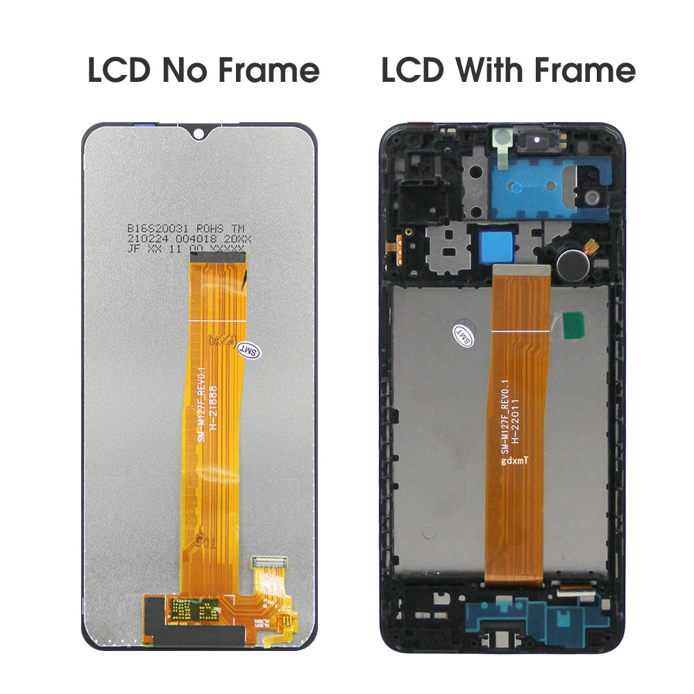 M12 Display Screen Replacement, for Samsung Galaxy M12 M127 M127F M127F/DSN Lcd Display Digital Touch Screen Assembly Parts Samsung phone repair parts