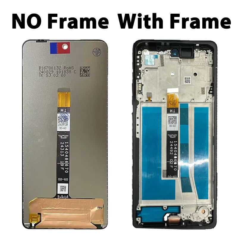 6.78'' Tested G75 Display Screen For Motorola Moto G75 LCD Display Touch Panel Screen Digitizer Assembly Replacment Motorola phone repair parts