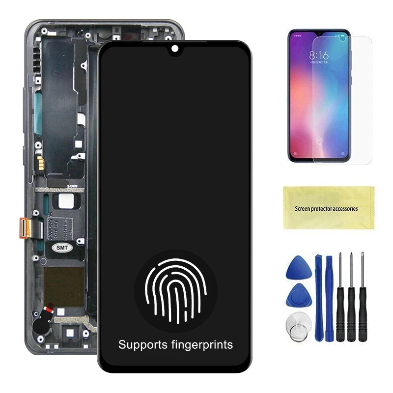 Screen for Xiaomi Mi CC9 Pro Lcd Display Touch Screen Digitizer Assembly with Frame for Xiaomi Mi Note 10 Pro / Note 10 Xiaomi phone repair parts