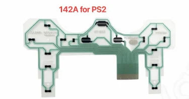 50pcs Film For PS2 PS3 PS4 Pro Slim JDS 030 040 050 Controller Conductive Film Keypad Flex Cable For PS5 Circuit Board Game console repair parts
