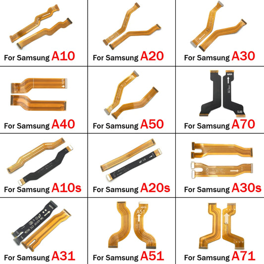 For Samsung A10 A20 A30 A40 A50 A70 A21s A10s A20s A30s A50s A31 A51 A71 Mainboard Main Board Motherboard Connector Flex Cable Samsung phone repair parts