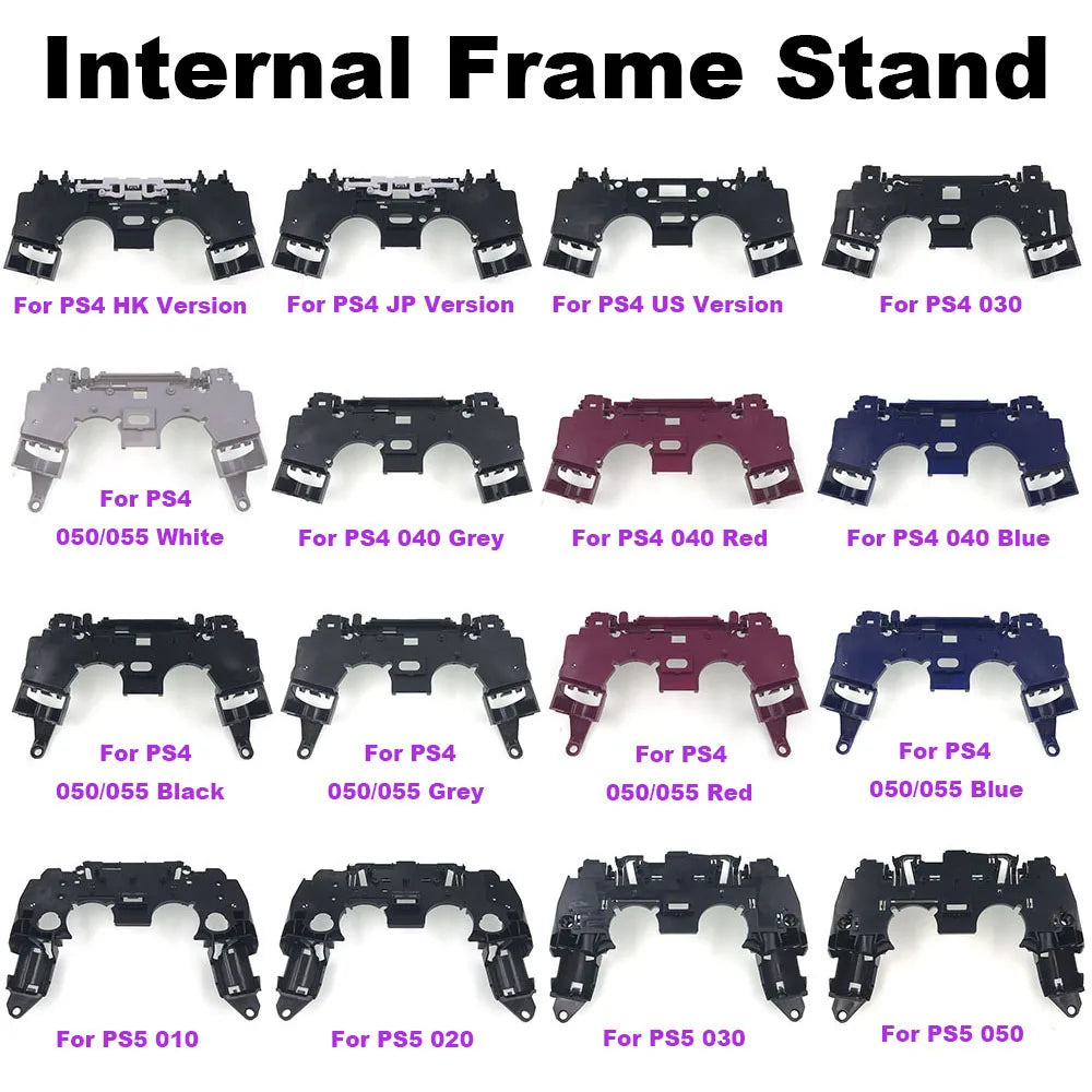 1-5pcs For PS5 Controller Inner Support Bracket Replacement For PS4 Pro Slim JDS 010 011 030 040 050 055 Gamepad Middle Frame Game console repair parts