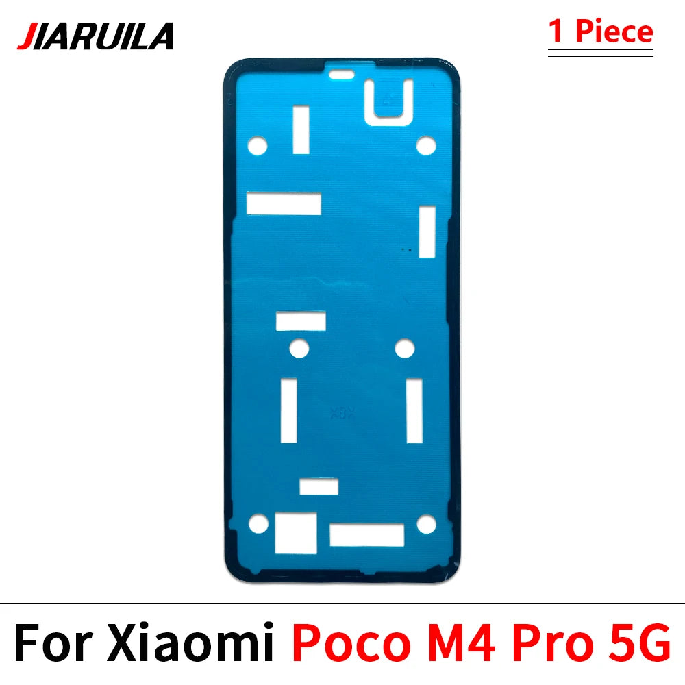 10Pcs/Lot, Back Battery Cover Door sticker Adhesive glue tape For XIaomi Poco F3 F4 F5 M4 X3 X4 X5 X6 Pro GT 4G 5G  Xiaomi  Xiao mi phone repair parts