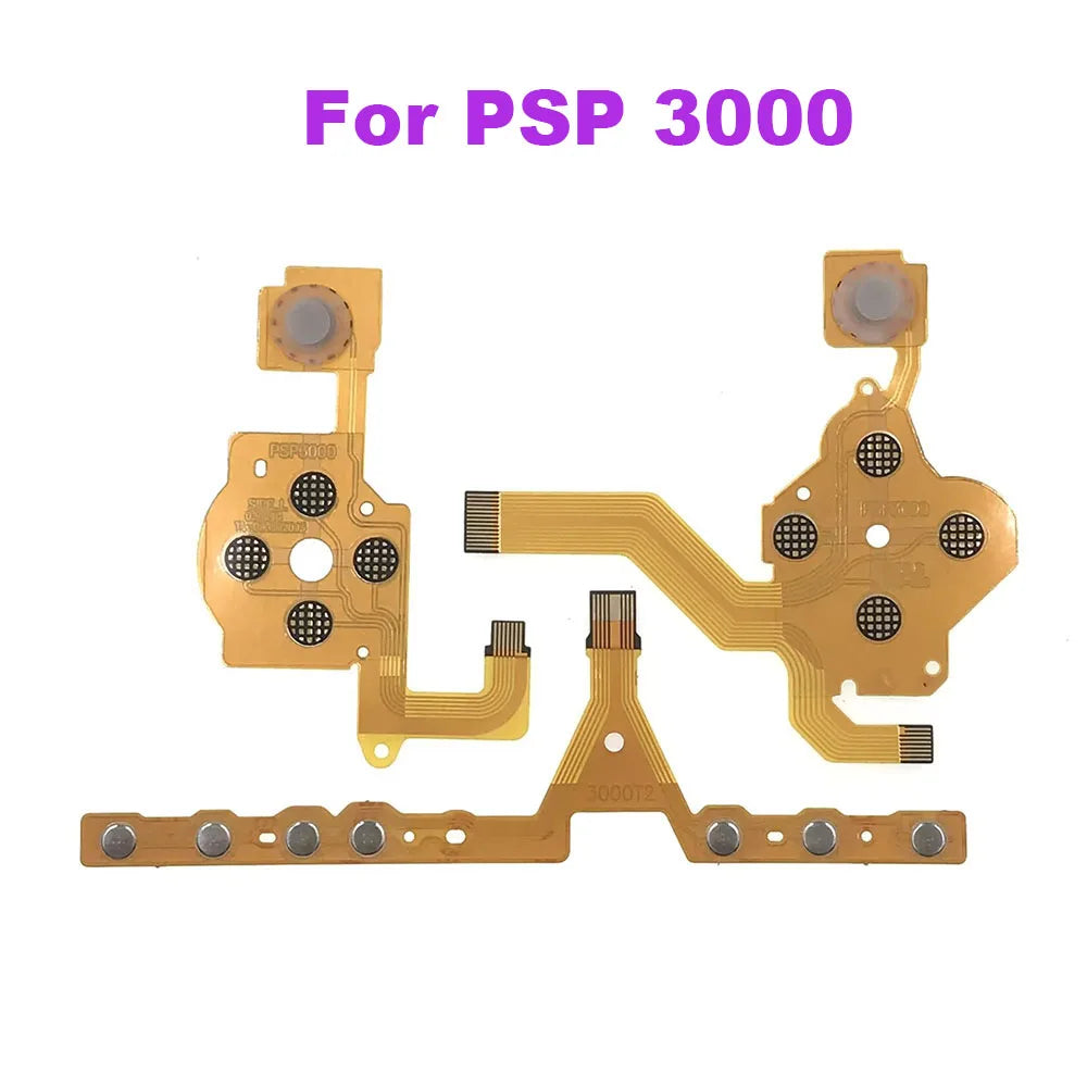 1-20pcs For Playstation PSP 2000 PSP 3000 095 Replacement Part Left Right Button Controller Ribbon Flex Cable Repair Parts Game console repair parts