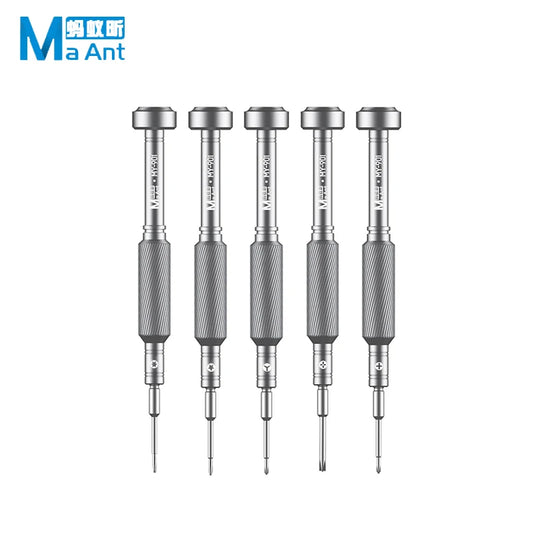 Ma-Ant MY-901 Ant Knight Precision Professional  Screwdriver Y0.6 PH000 Pentalobe 0.8 M2.5 T1 T2 Bits OEM Screwdrivers Set Professional Repair Tools