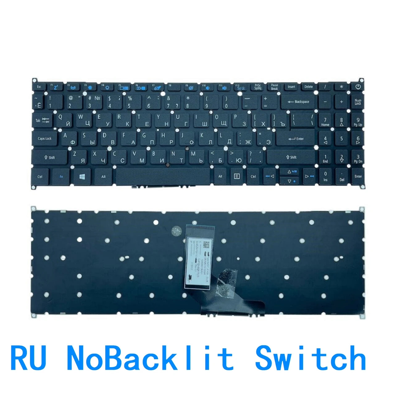 New US Russian Language  Keyboard For Acer Aspire 3 A315-42 A315-42G A315-54 A315-54G A315-55 A315-55G A515-52 A515-53 A515-54 Acer laptop repair parts